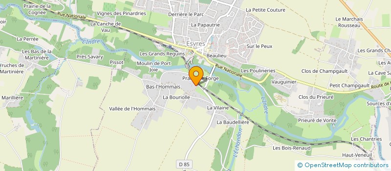 localisation de l'entreprise MONSIEUR MARC RENARD  ESVRES