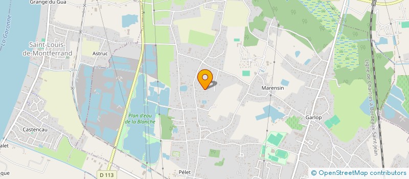 localisation de l'entreprise MONSIEUR MARC RENARD  AMBARES-ET-LAGRAVE