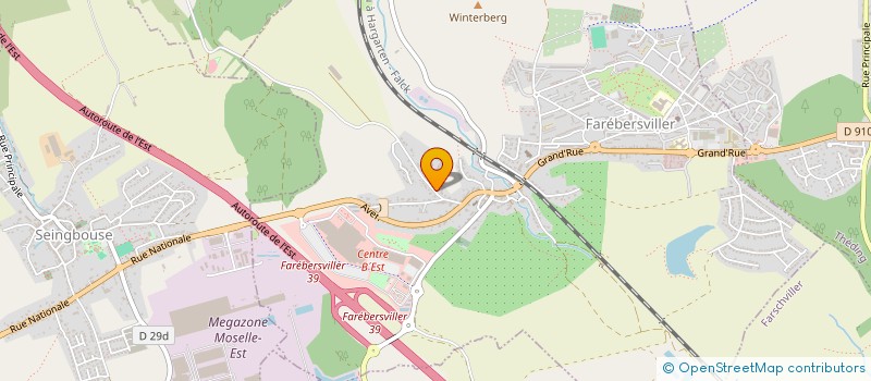 localisation de l'entreprise MONSIEUR MARC RENAUDIN  FAREBERSVILLER