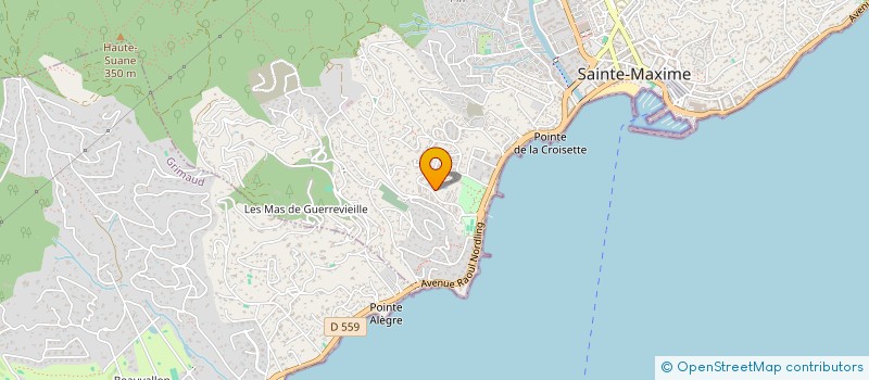 localisation de l'entreprise MONSIEUR MARC RENAULD  SAINTE-MAXIME
