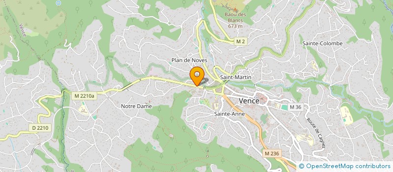 localisation de l'entreprise MONSIEUR MARC RENAULD à VENCE