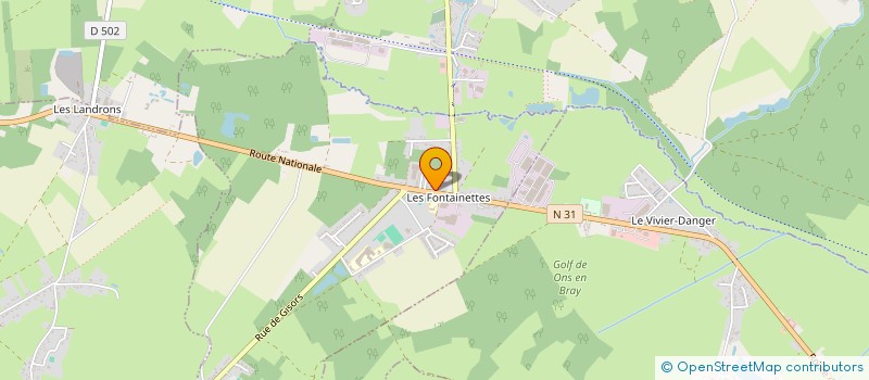 localisation de l'entreprise MONSIEUR MARC RENE  SAINT-AUBIN-EN-BRAY