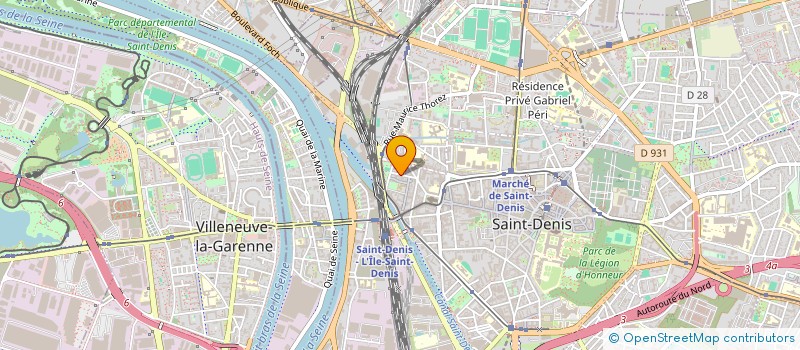 localisation de l'entreprise MONSIEUR MARC RETOUR à SAINT-DENIS