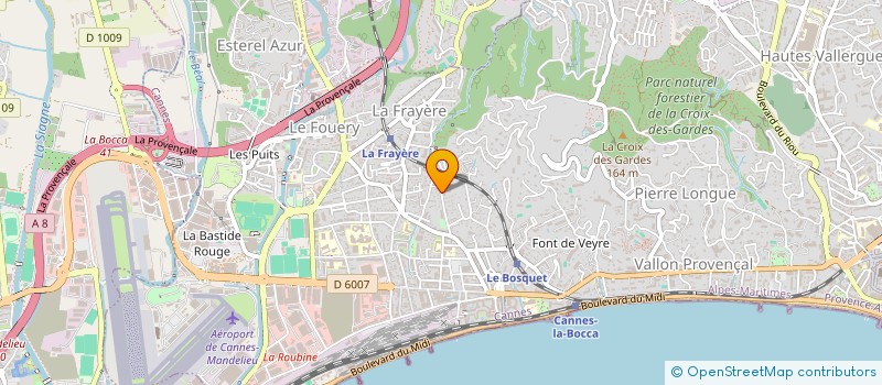 localisation de l'entreprise MONSIEUR MARC REVEL à CANNES
