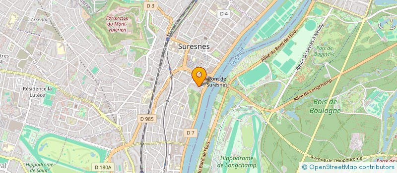 localisation de l'entreprise MONSIEUR MARC REYES à SURESNES
