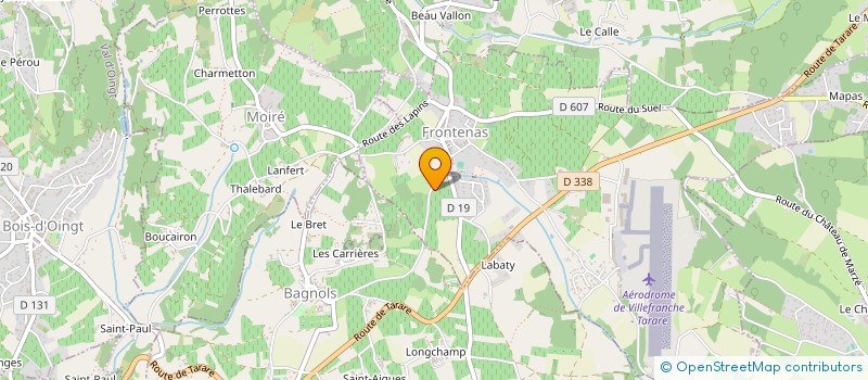 localisation de l'entreprise MONSIEUR MARC REYNAUD  BAGNOLS