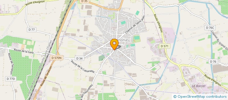 localisation de l'entreprise MONSIEUR MARC RIBAIL  ROGNONAS