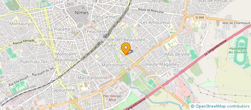 localisation de l'entreprise MONSIEUR MARC RIBEAUCOURT à NIMES