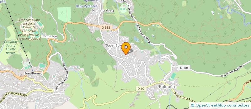 localisation de l'entreprise MONSIEUR MARC RIBOT  BOLQUERE