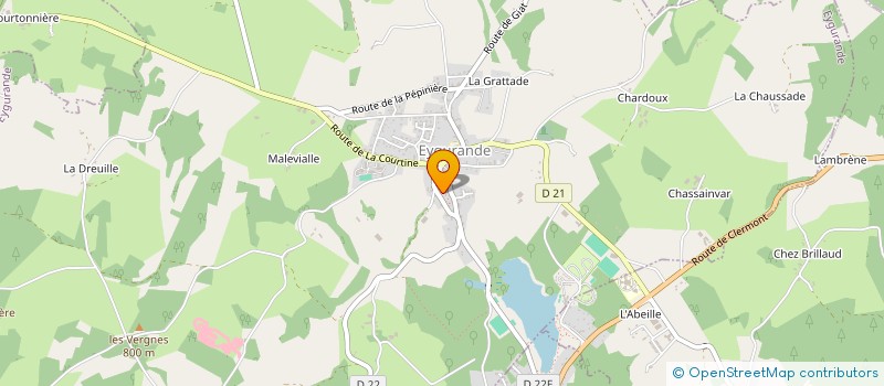 localisation de l'entreprise MONSIEUR MARC RICHAIN  EYGURANDE