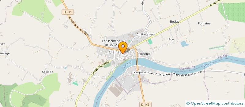 localisation de l'entreprise MONSIEUR MARC RICHARD à CLAIRAC