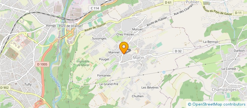 localisation de l'entreprise MONSIEUR MARC RICHARD à MARIN
