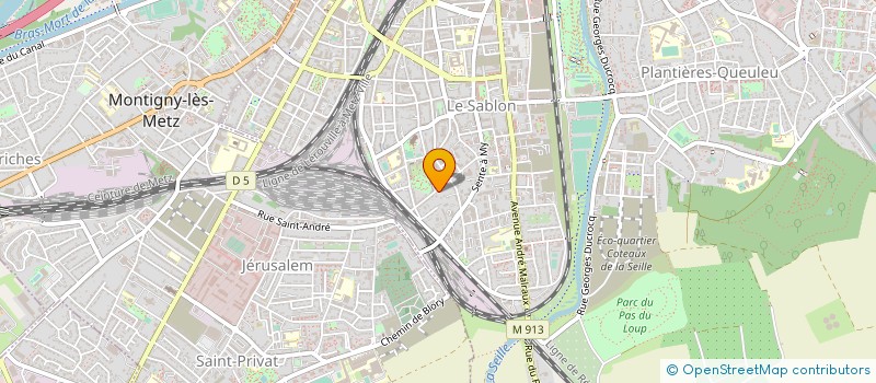 localisation de l'entreprise MONSIEUR MARC RICHTER  METZ