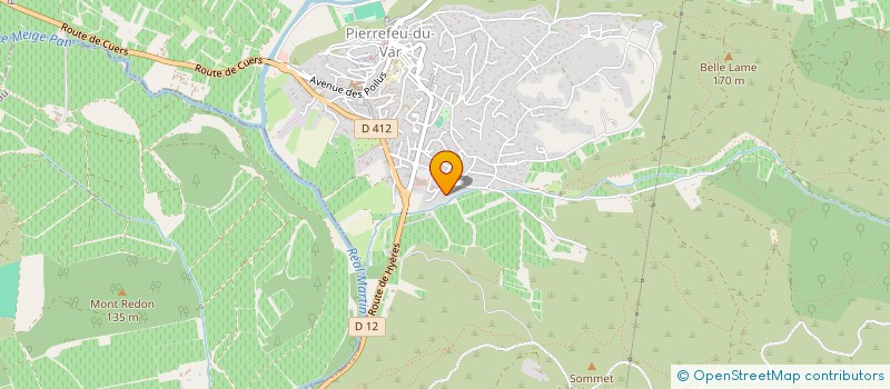 localisation de l'entreprise MONSIEUR MARC RIGAL  PIERREFEU-DU-VAR