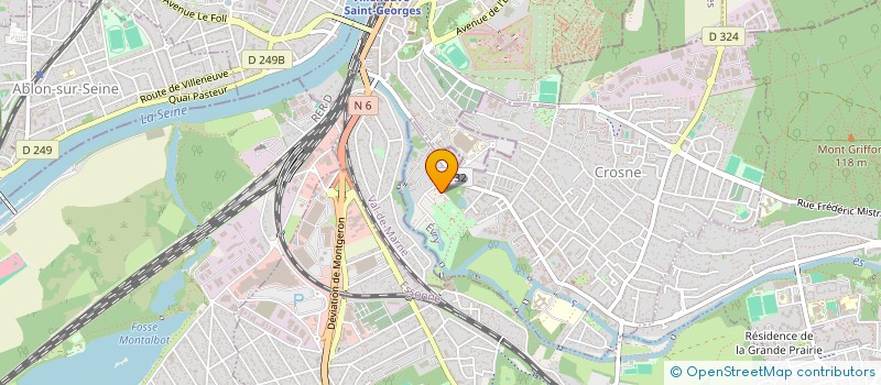 localisation de l'entreprise MONSIEUR MARC RIGAUX  CROSNE