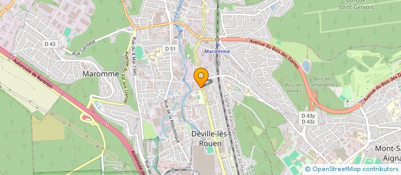 localisation de l'entreprise MONSIEUR MARC RIGAUX  MAROMME