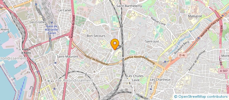 localisation de l'entreprise MONSIEUR MARC RIGO à MARSEILLE