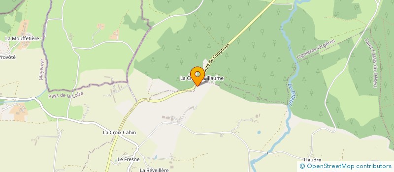 localisation de l'entreprise MONSIEUR MARC RINGUENET PECATE à LIGNIERES-ORGERES