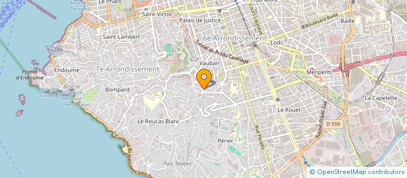 localisation de l'entreprise MONSIEUR MARC RIONDEL à MARSEILLE