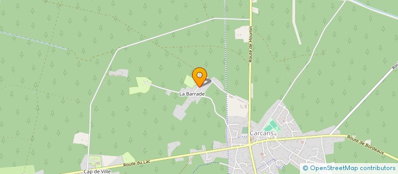 localisation de l'entreprise MONSIEUR MARC RIPOLL  CARCANS