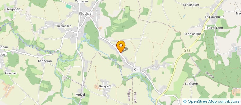 localisation de l'entreprise MONSIEUR MARC RIVOALLAN  PLUDUAL