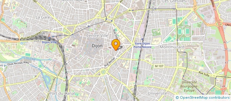 localisation de l'entreprise MONSIEUR MARC ROBIN  DIJON