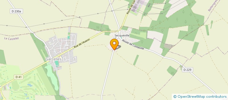 localisation de l'entreprise MONSIEUR MARC ROBINE  LE CASTELET