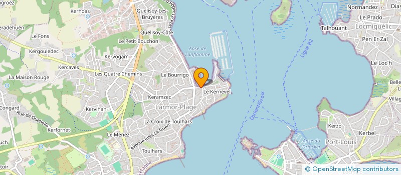 localisation de l'entreprise MONSIEUR MARC ROCCO  LORIENT