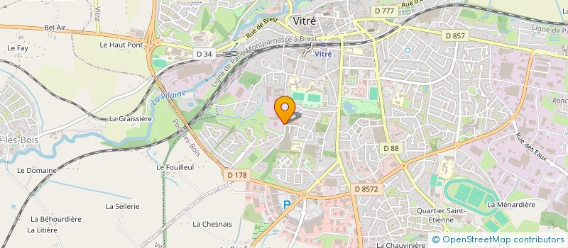 localisation de l'entreprise MONSIEUR MARC ROCHARD à VITRE