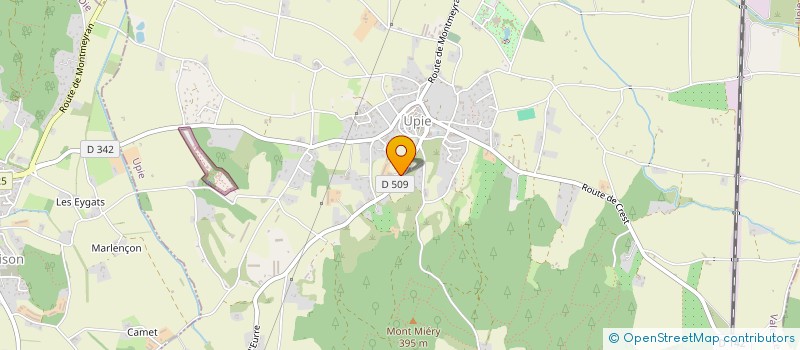 localisation de l'entreprise MONSIEUR MARC ROCHAS  UPIE