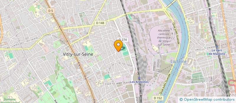 localisation de l'entreprise MONSIEUR MARC RODRIGUES  VITRY-SUR-SEINE