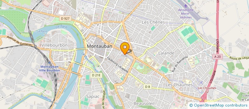localisation de l'entreprise MONSIEUR MARC RODRIGUES MORGADO à MONTAUBAN