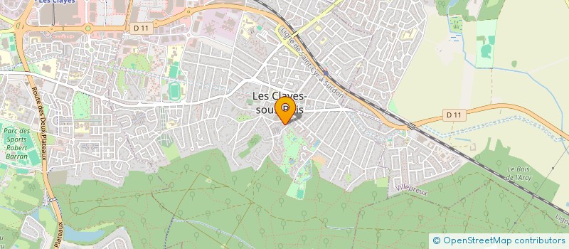 localisation de l'entreprise MONSIEUR MARC RODRIGUEZ à LES CLAYES-SOUS-BOIS