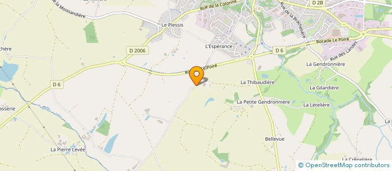 localisation de l'entreprise MONSIEUR MARC ROIRAND  LE POIRE-SUR-VIE