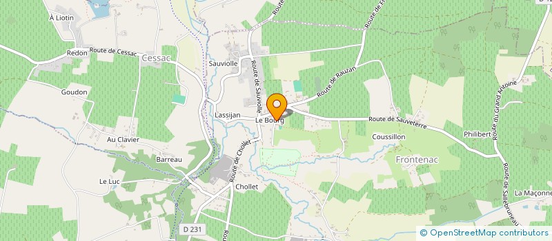 localisation de l'entreprise MONSIEUR MARC ROJEK  FRONTENAC