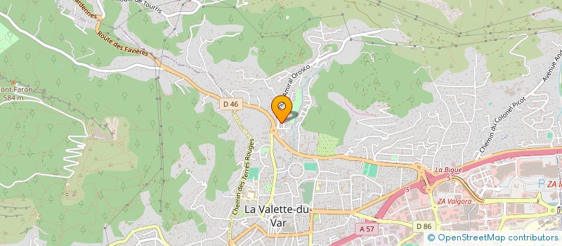 localisation de l'entreprise MONSIEUR MARC ROLLAND à LA VALETTE-DU-VAR
