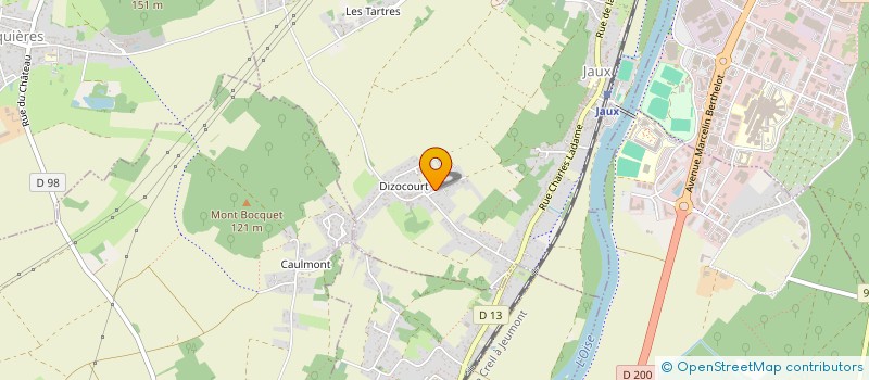 localisation de l'entreprise MONSIEUR MARC RONDEAU  JAUX