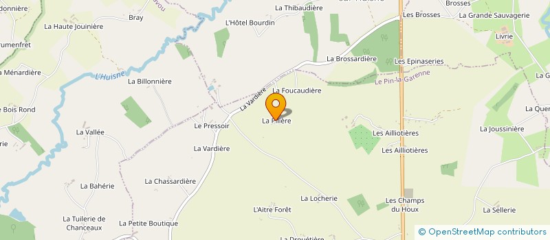 localisation de l'entreprise MONSIEUR MARC RONFARD à LE PIN-LA-GARENNE