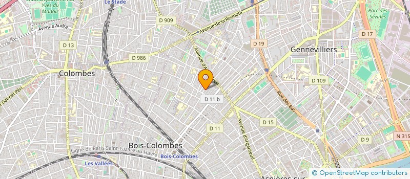 localisation de l'entreprise MONSIEUR MARC ROSEMBLUM à BOIS-COLOMBES