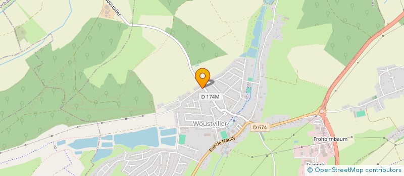 localisation de l'entreprise MONSIEUR MARC ROSENKRANZ  WOUSTVILLER