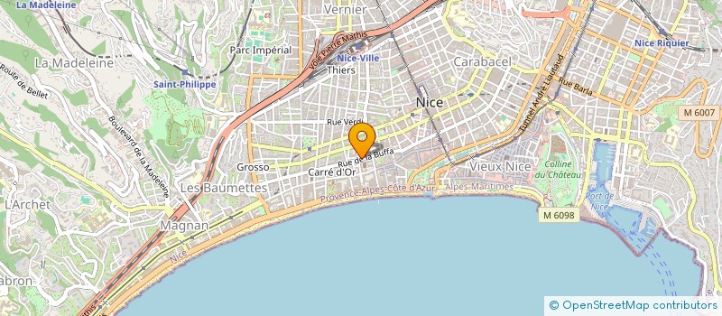 localisation de l'entreprise MONSIEUR MARC ROSSI à NICE