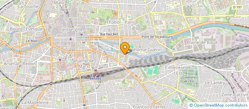 localisation de l'entreprise MONSIEUR MARC ROSSI  RENNES