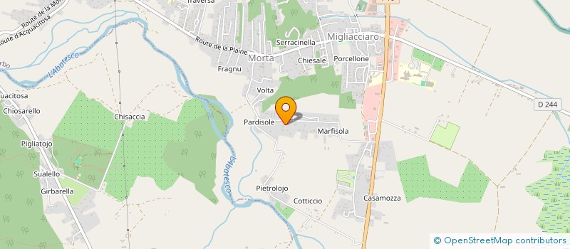 localisation de l'entreprise MONSIEUR MARC ROSSINI à PRUNELLI-DI-FIUMORBO