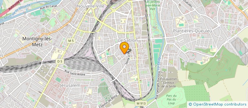 localisation de l'entreprise MONSIEUR MARC ROTA  METZ