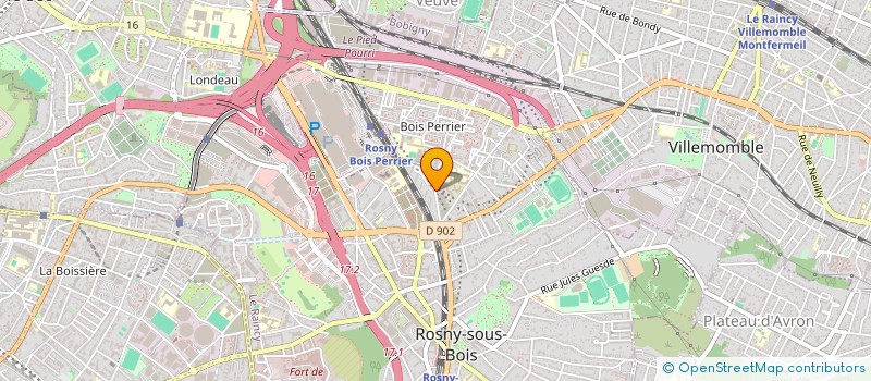 localisation de l'entreprise MONSIEUR MARC ROTENBERG à ROSNY-SOUS-BOIS