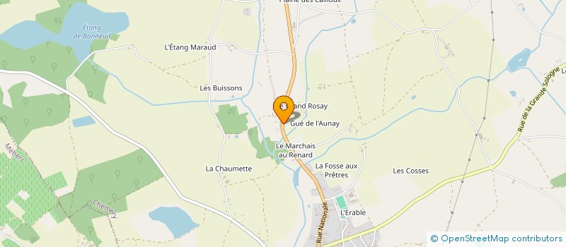 localisation de l'entreprise MONSIEUR MARC ROULLEAU  COUR-CHEVERNY