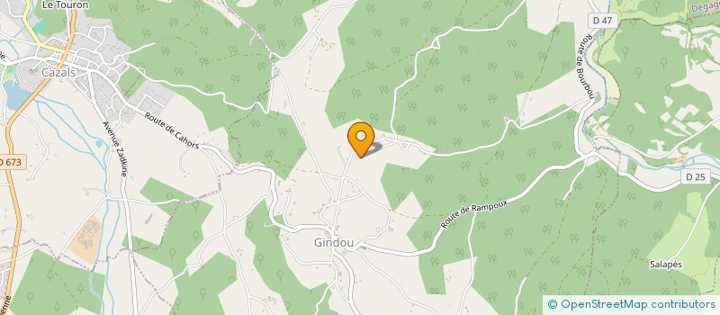 localisation de l'entreprise MONSIEUR MARC ROUMANEIX  GINDOU