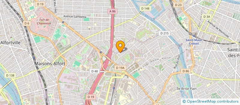 localisation de l'entreprise MONSIEUR MARC ROUQUIER  CRETEIL