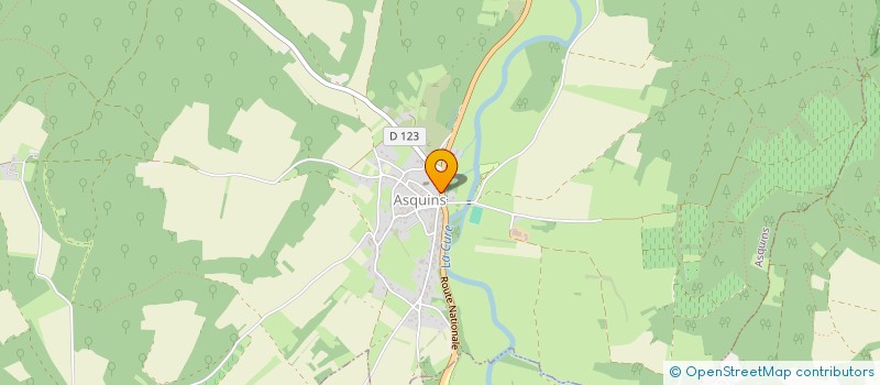 localisation de l'entreprise MONSIEUR MARC ROUSSEAU  ASQUINS