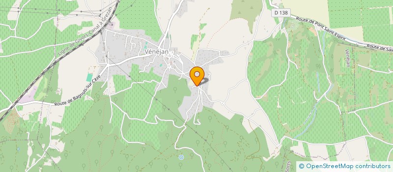 localisation de l'entreprise MONSIEUR MARC ROUSSEAU  VENEJAN